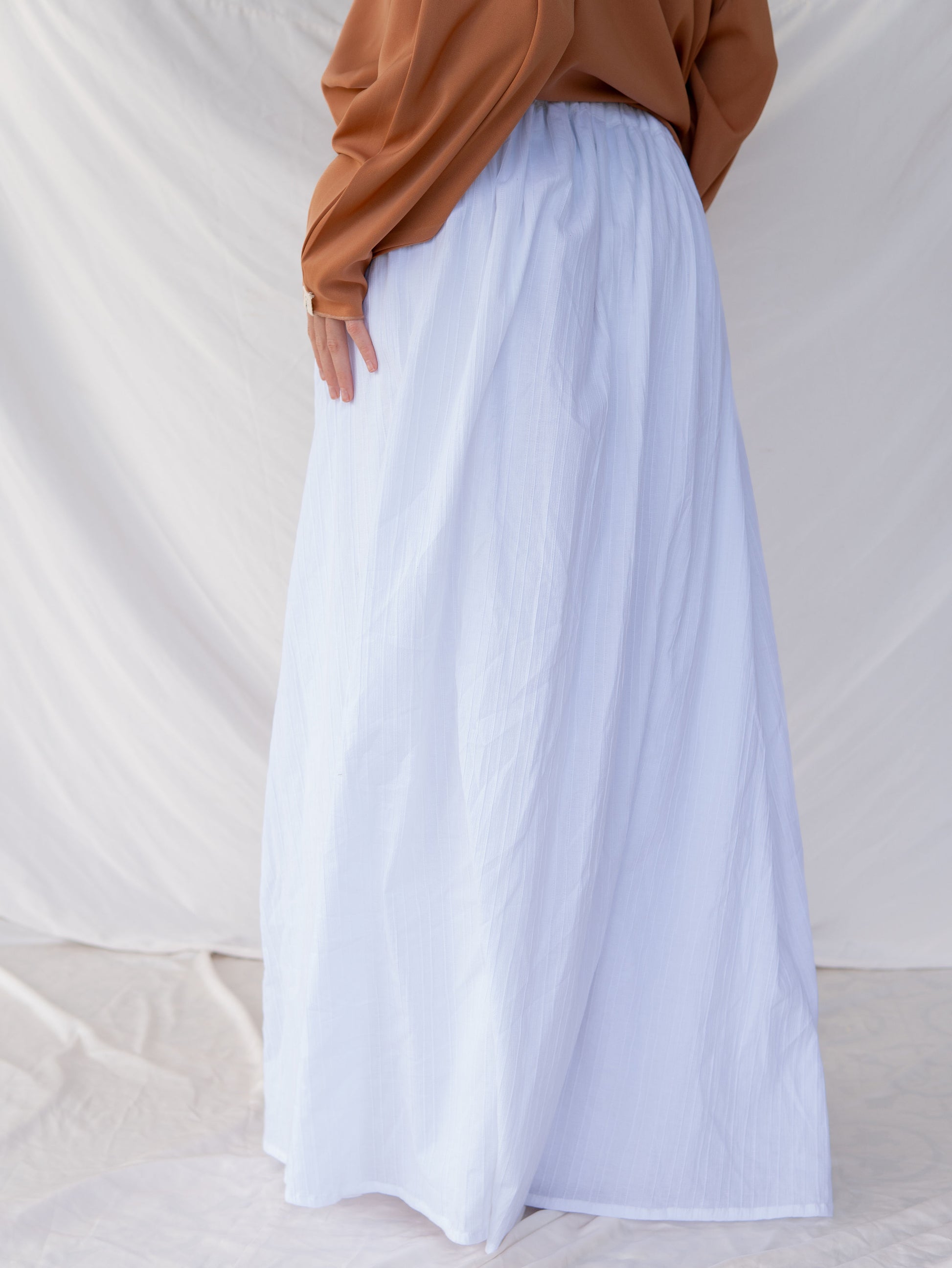 JUPE BLANCHE BOÈME