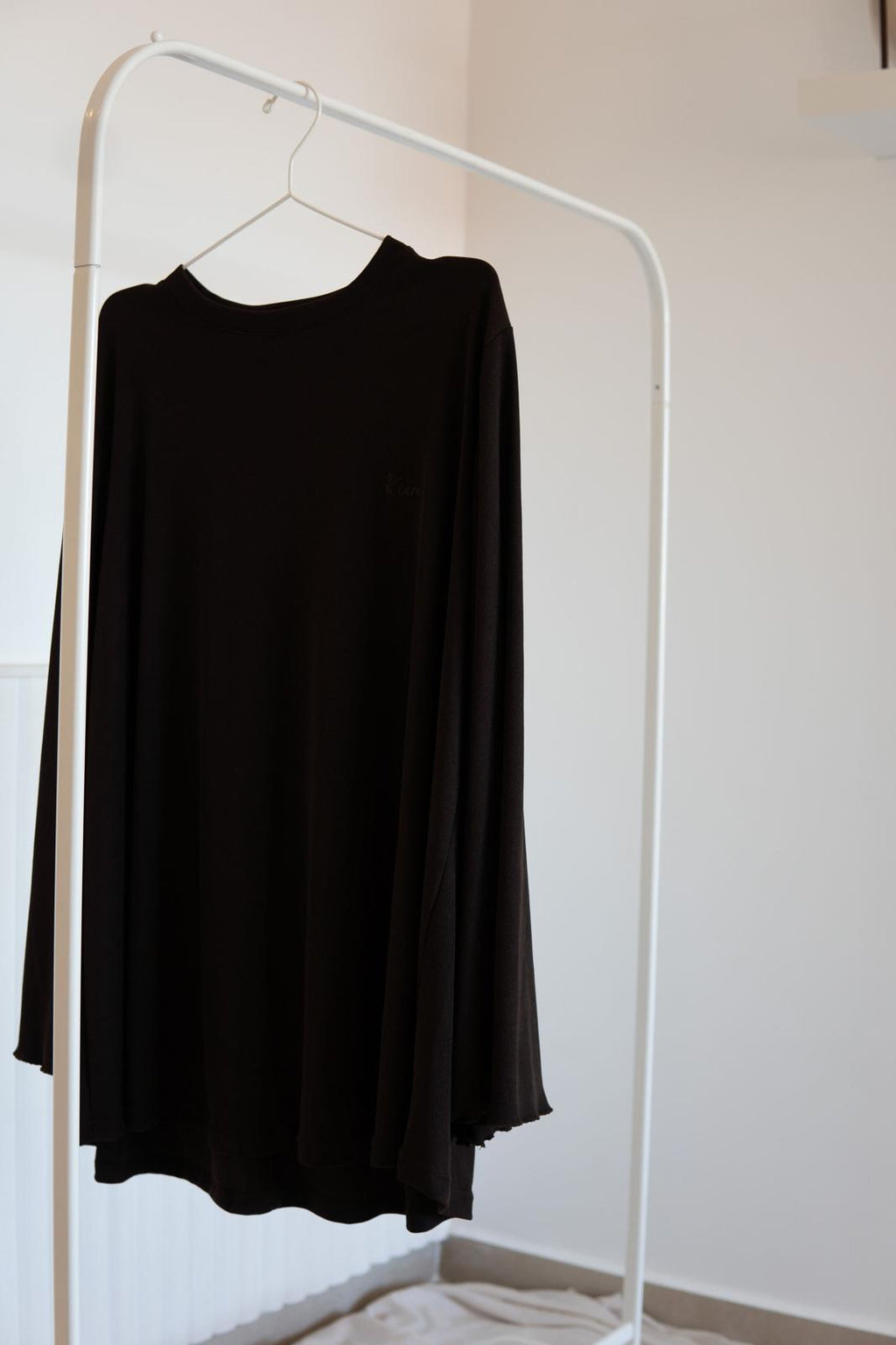 TEE-SHIRT LALLA MANCHE LONGUE NOIR