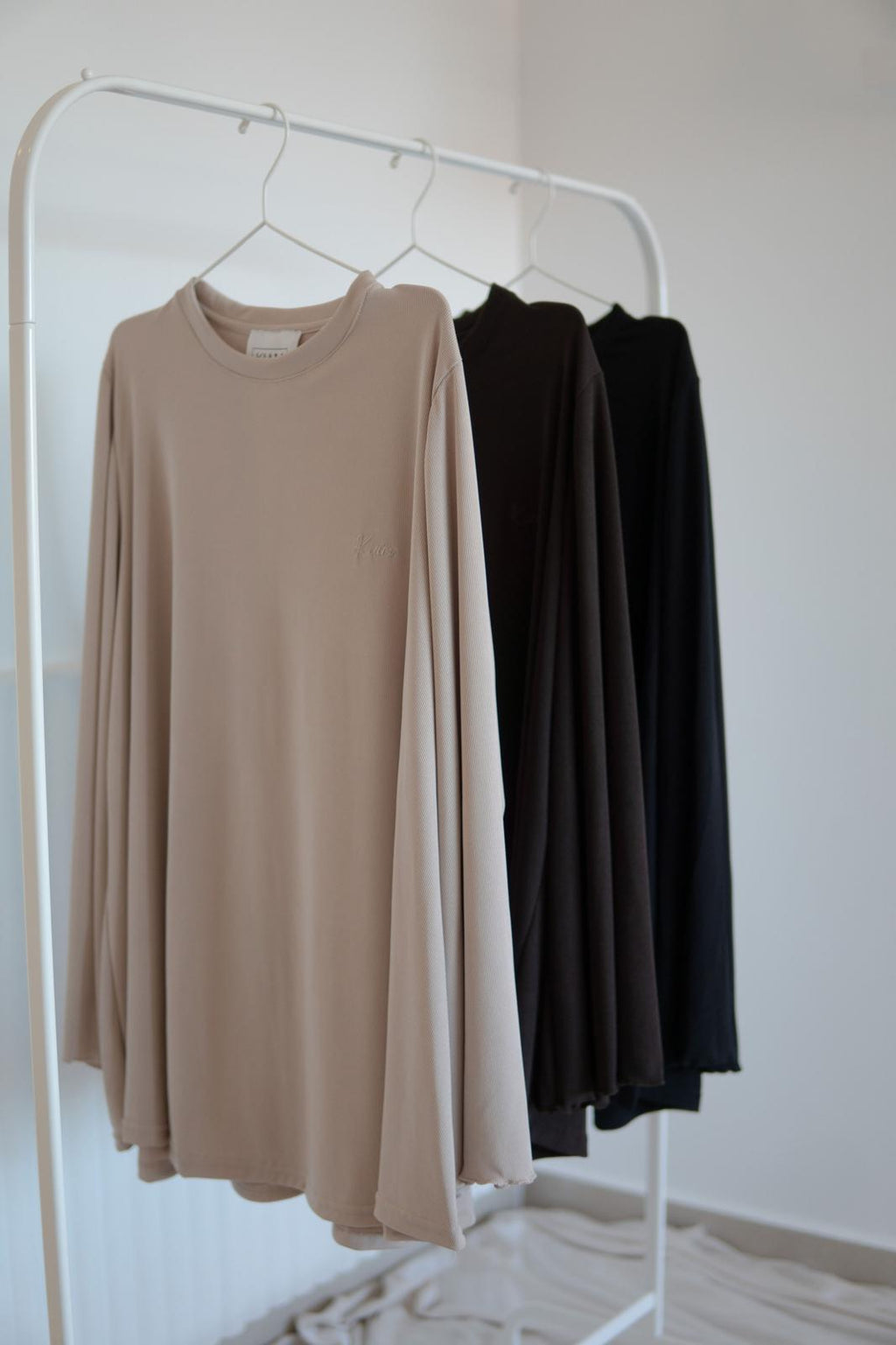 TEE-SHIRT LALLA MANCHE LONGUE BEIGE