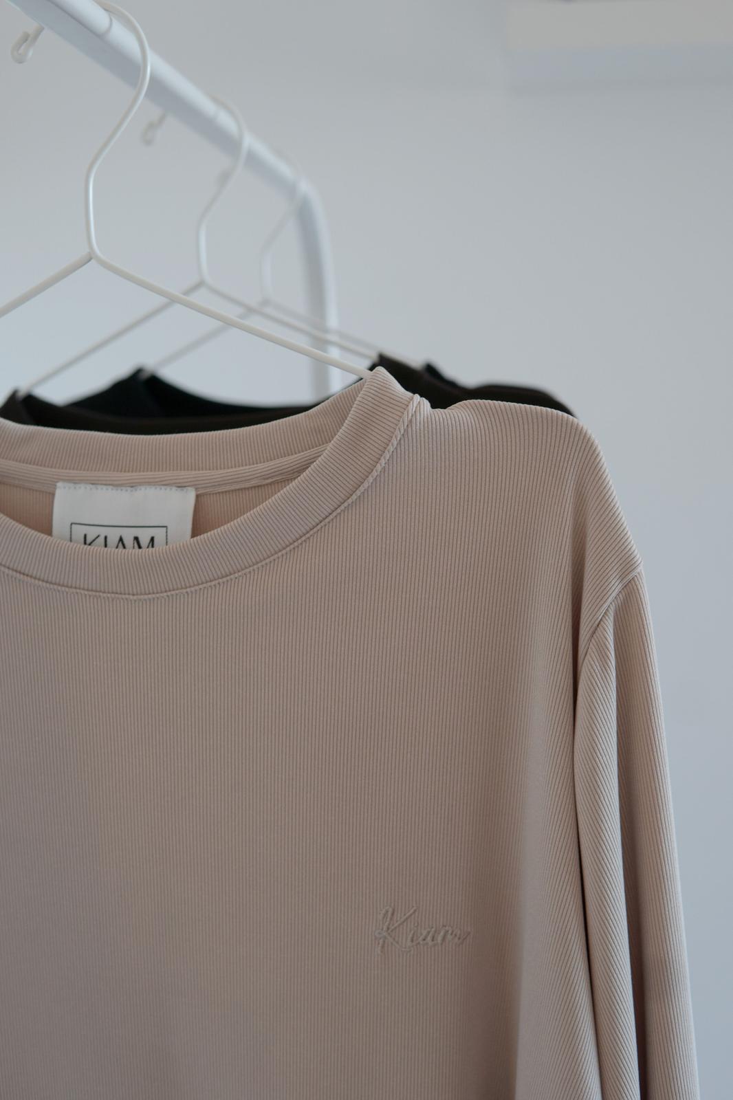 TEE-SHIRT LALLA MANCHE LONGUE BEIGE