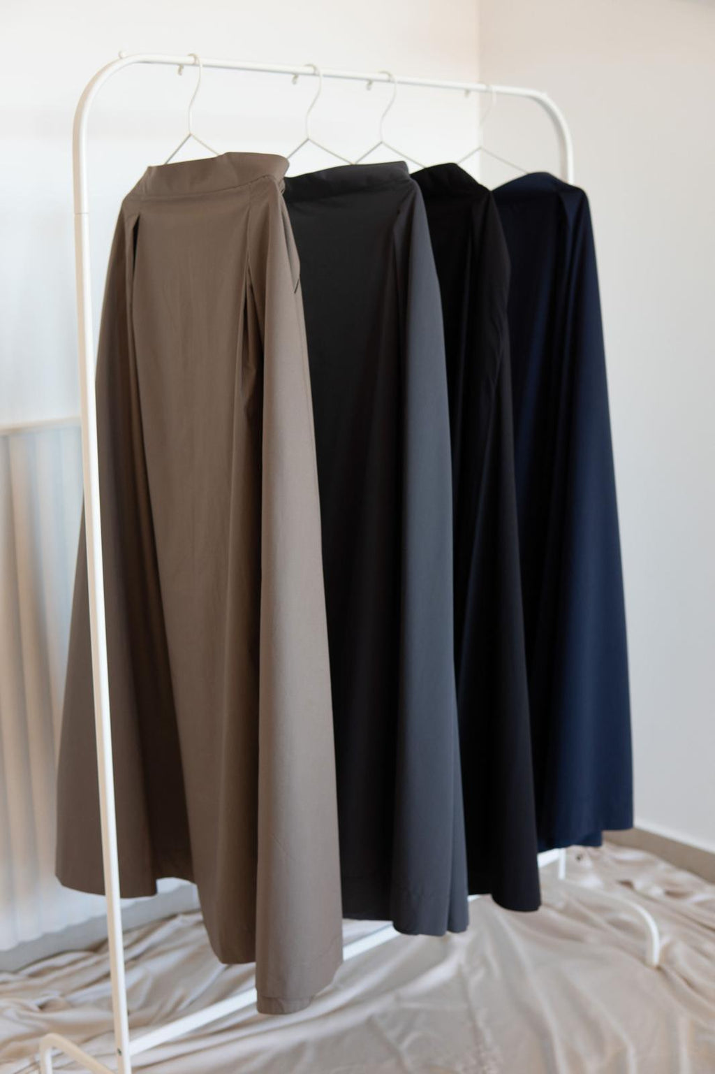 JUPE AYLA ANTHRACITE (avec poches)