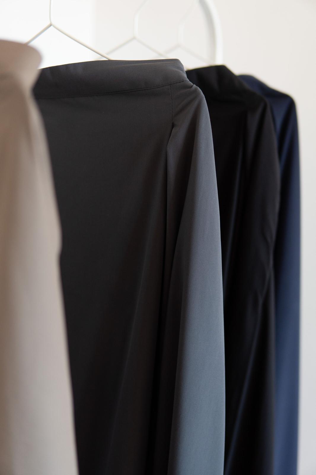 JUPE AYLA ANTHRACITE (avec poches)