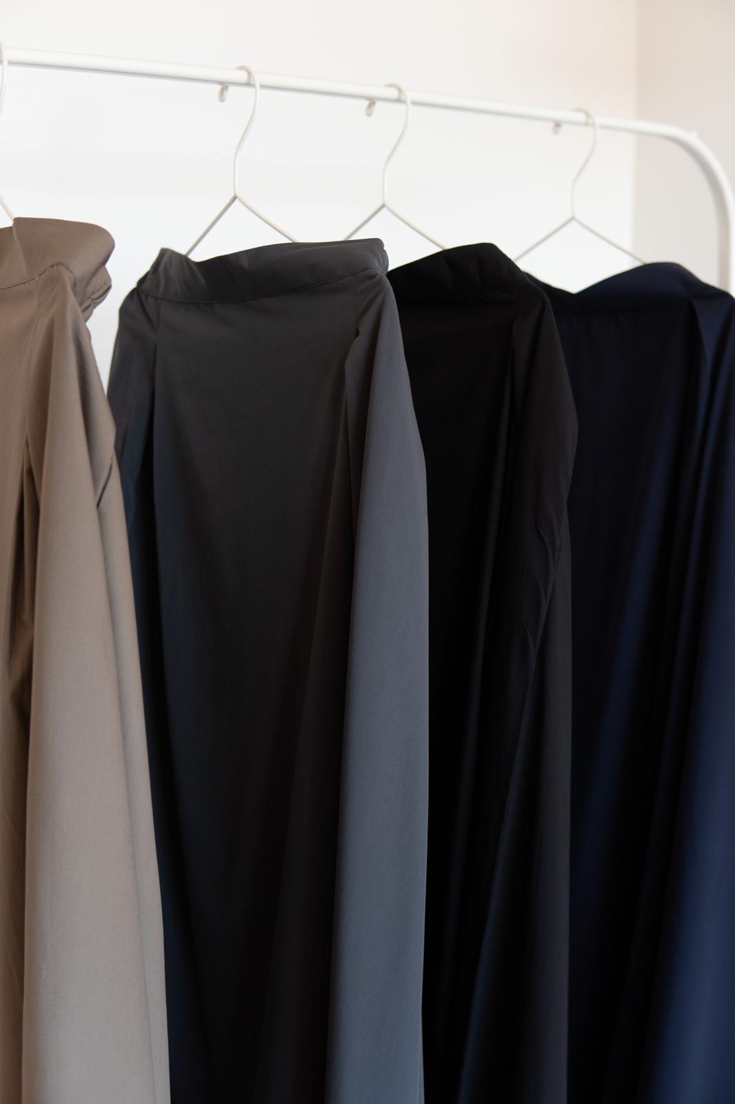 JUPE AYLA ANTHRACITE (avec poches)