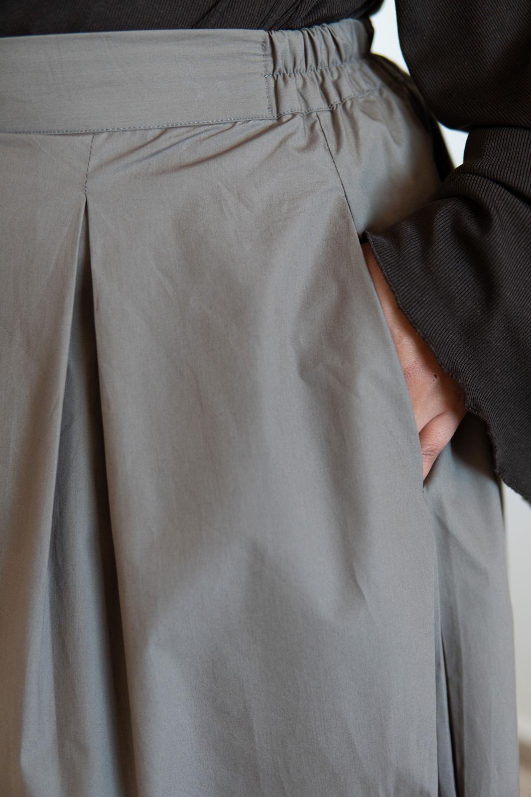 JUPE AYLA BLEU NUIT (avec poches)